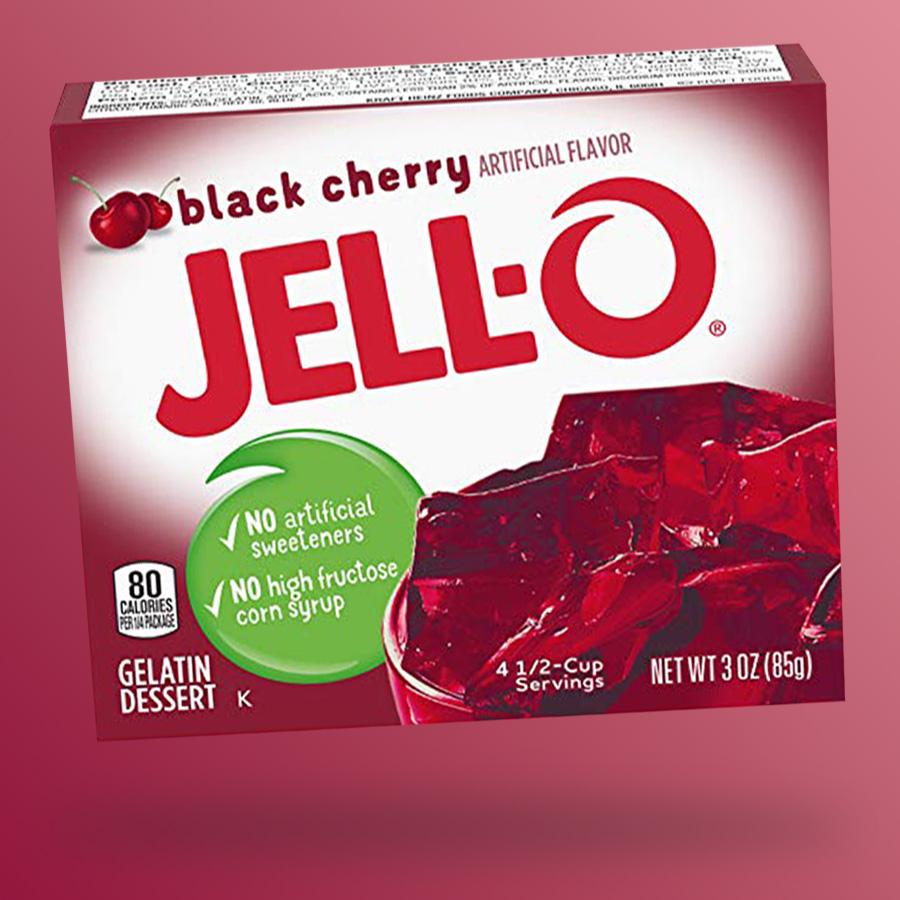 Jello Black Cherry fekete cseresznyés zselatin 85g