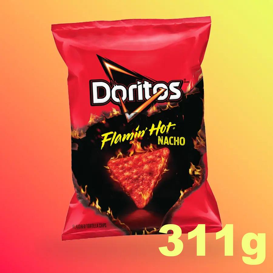 Doritos Flamin Hot Nacho tortilla chips 311g
