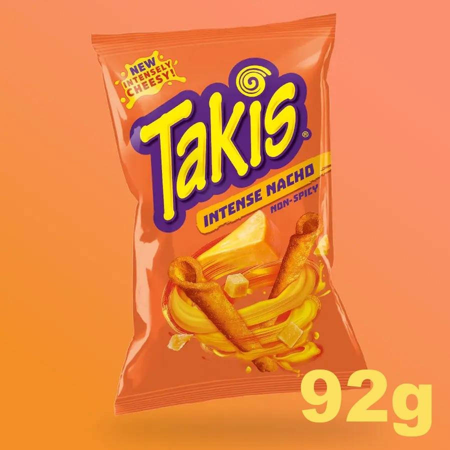 Takis Intense Nacho sajtos tortilla chips 92g