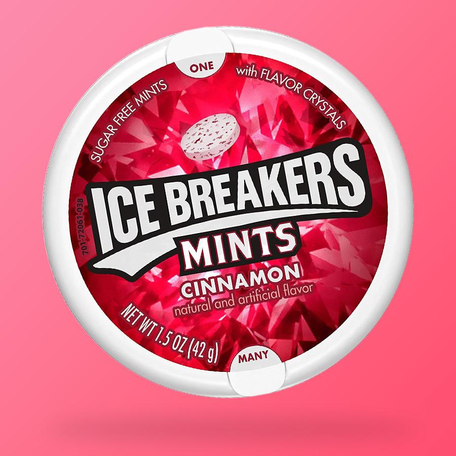 Ice Breakers Mints Cinnamon fahéj és mentol ízű cukorka 42g