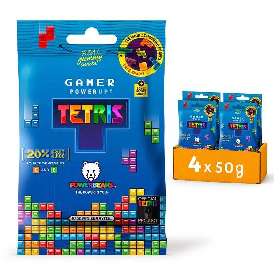 Powerbears Gamer PowerUp Tetris formájú gumicukor 50g