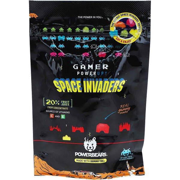 Powerbears Gamer PowerUp Space Invaders formájú gumicukor 125g