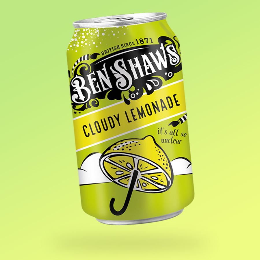 Ben Shaws Cloudy Lemonade Soda citromos üdítőital 330ml