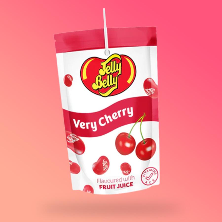 Jelly Belly Very Cherry cseresznye ízű tasakos üdítő 200ml
