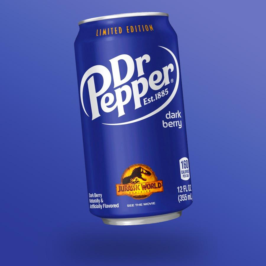 Dr. Pepper üdítőital Limitált Jurassic Park kiadásban 355ml