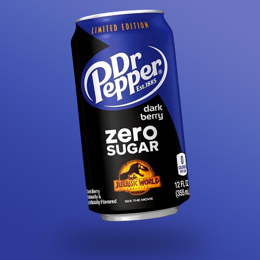 Dr. Pepper zero üdítőital Limitált Jurassic Park kiadásban 355ml