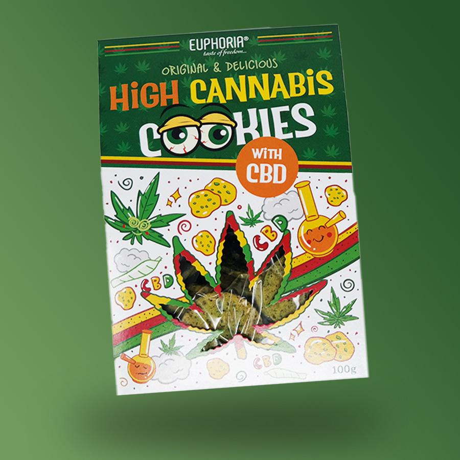 Euphoria High Cannabis Original cookies Original 100g