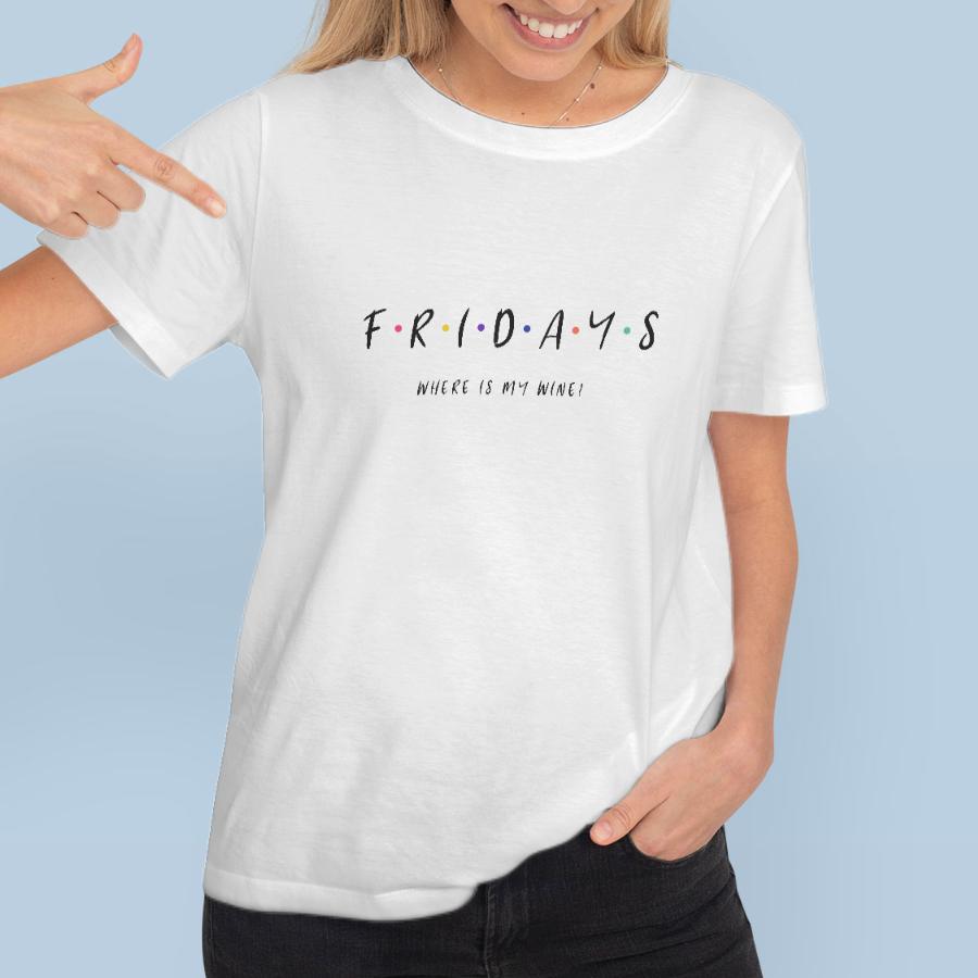 Fridays fehér női póló
