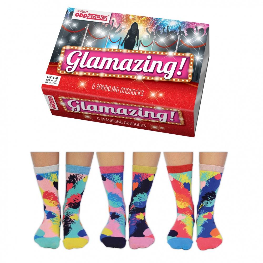 Glamazing - 6 darabos színes női zokni szett