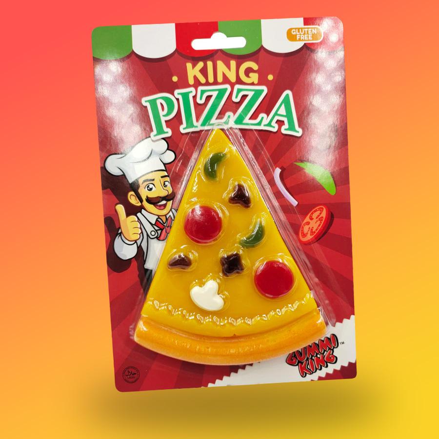 Gummi Zone King pizza formájú gumicukor 150g