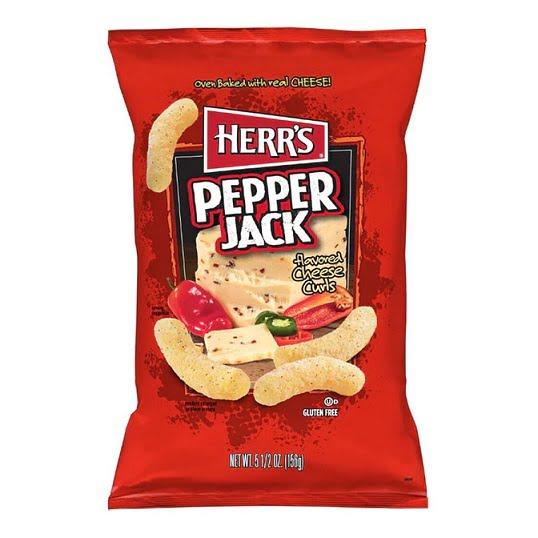 Herrs Pepper Jack sajtos chips fekete bors fűszerezéssel 165g