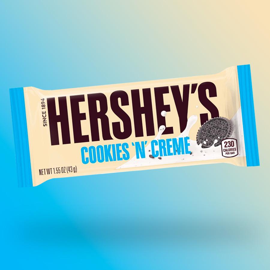 Hersheys cookies and creme csokoládé