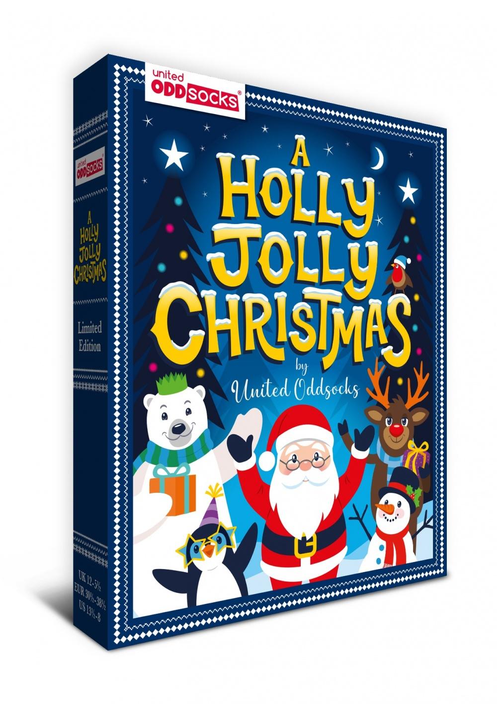 Holly Jolly karácsonyi gyerek zokni szett - 6 db különböző mintájú