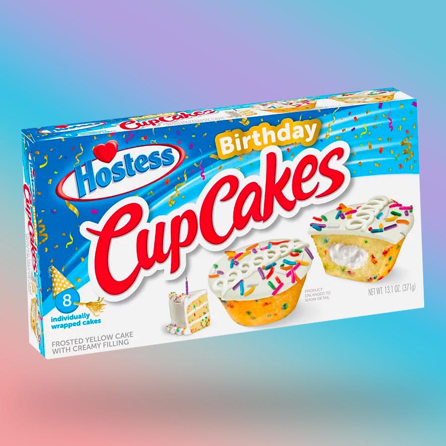 Hostess Birthday Cupcakes (8db)