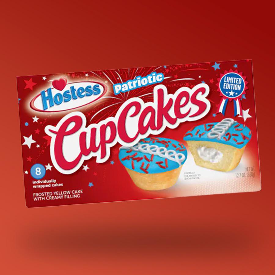 Hostess Patriotic Cupcakes