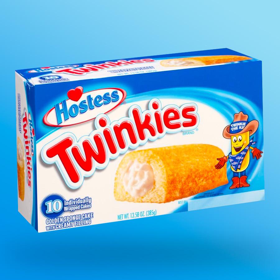 Hostess Twinkies - krémmel töltött rudacskák - 10 darabos