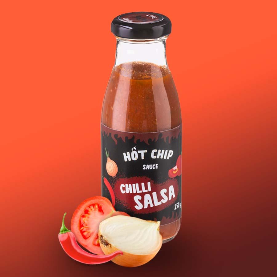 Hot chip chili salsa szósz
