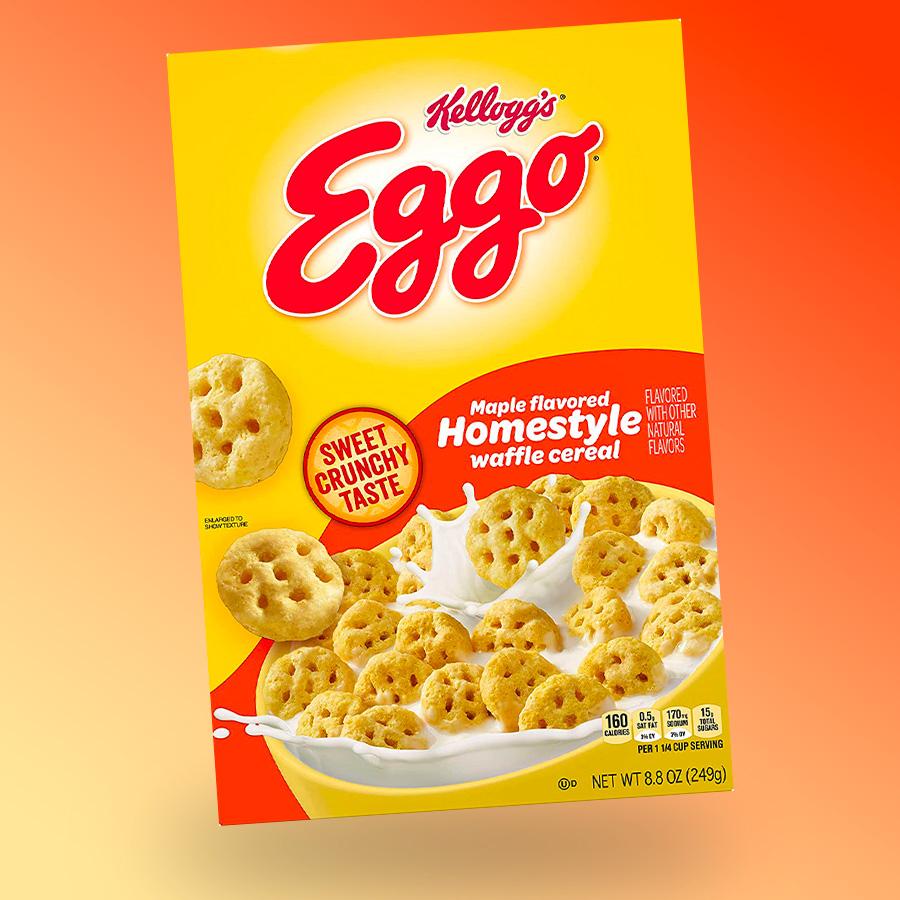 Kelloggs Eggo Homestyle waffle juharszirup ízű reggelizőpehely 249g