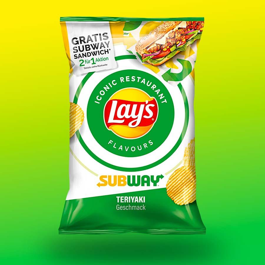 Lays Subway teriyaki ízű chips