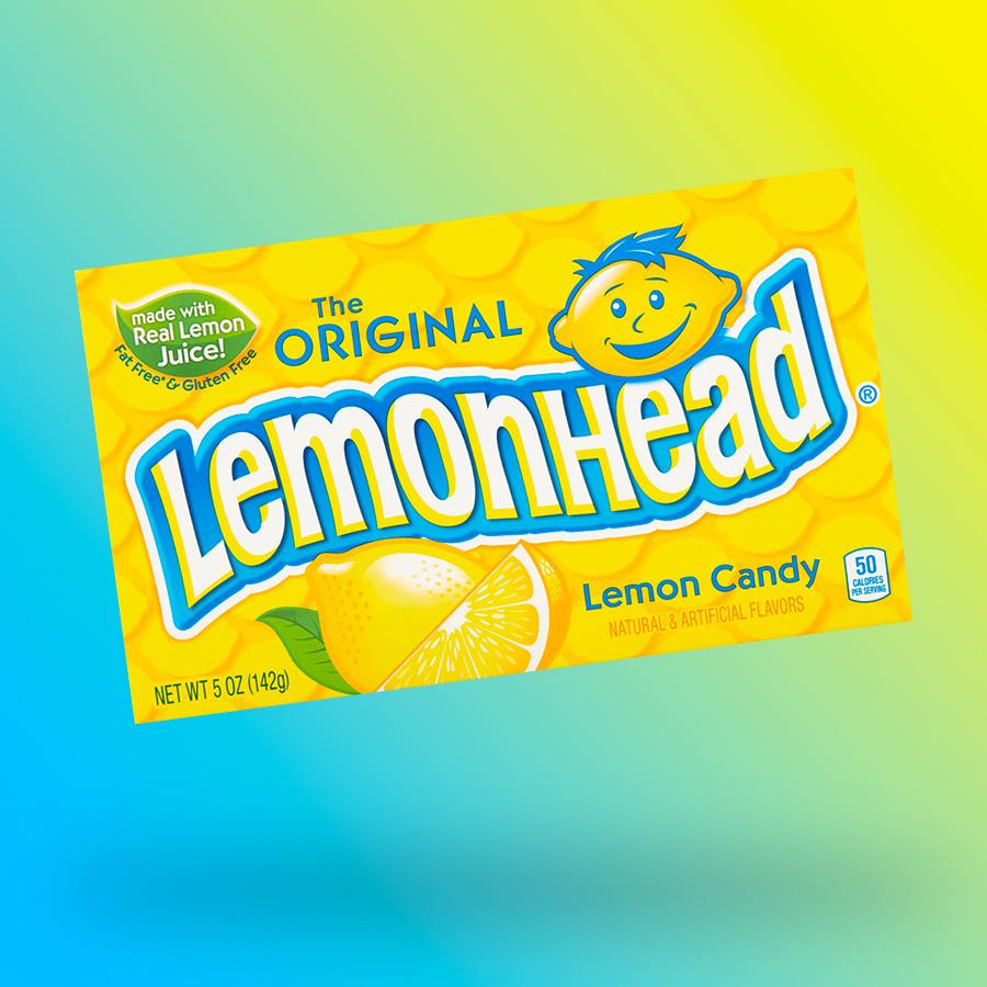Lemonhead citromos cukorka 142g