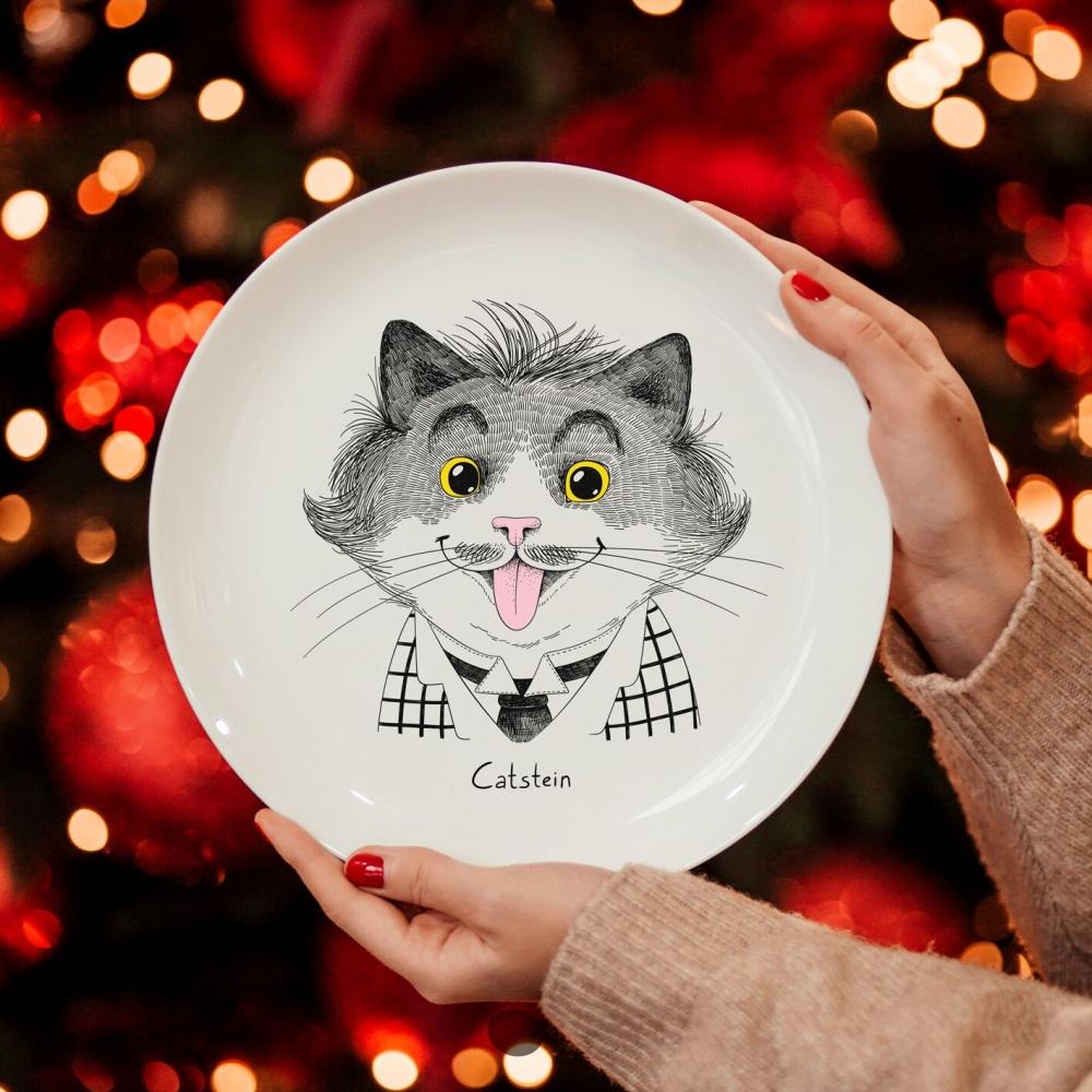 Orner - Einstein macska tányér
