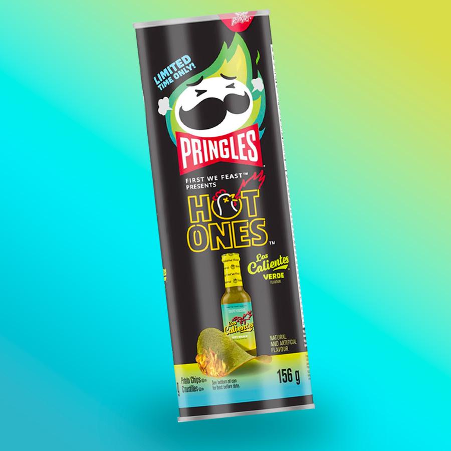 Pringles Hot Ones - Los Calientes csípős chips 156g