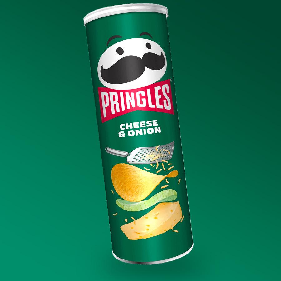 Pringles Cheese and Onion sajtos-hagymás chips 165g
