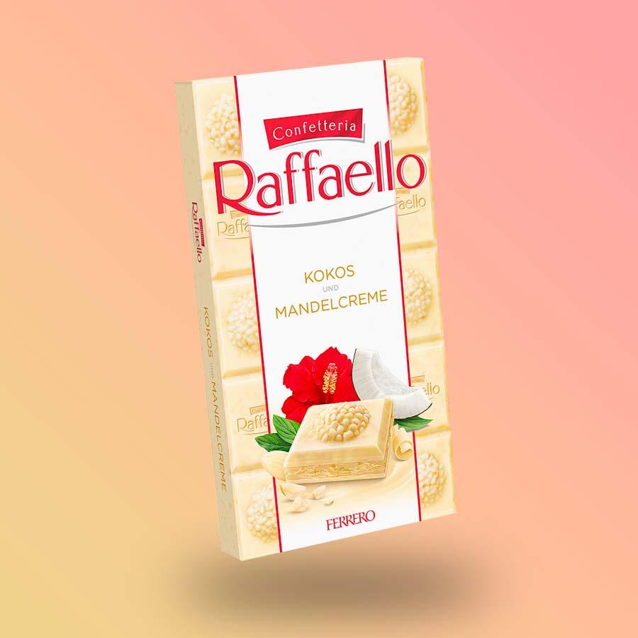 Raffaello mandulás és kókuszkrémes táblás csokoládé