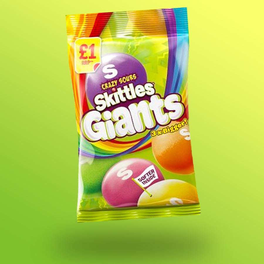 Skittles óriás gyümölcsös drazsé