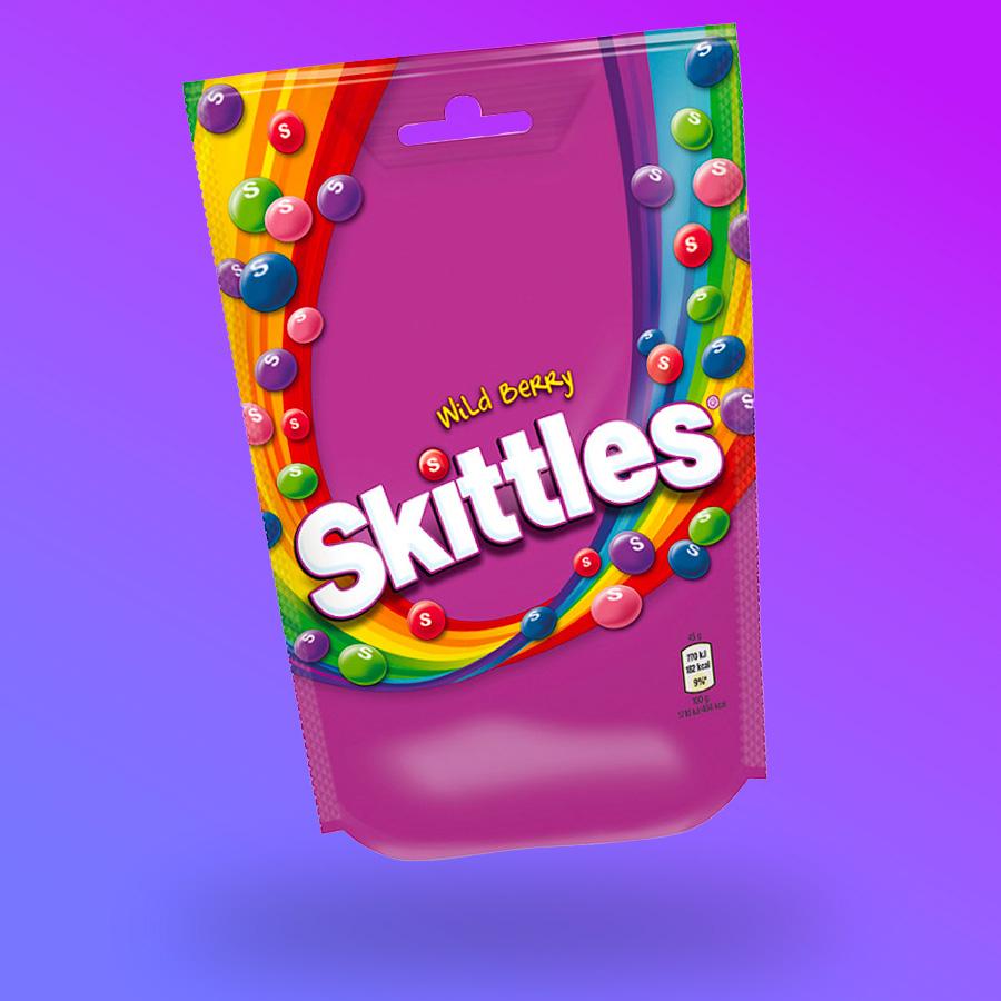 Skittles vad bogyós ízű drazsék 174g