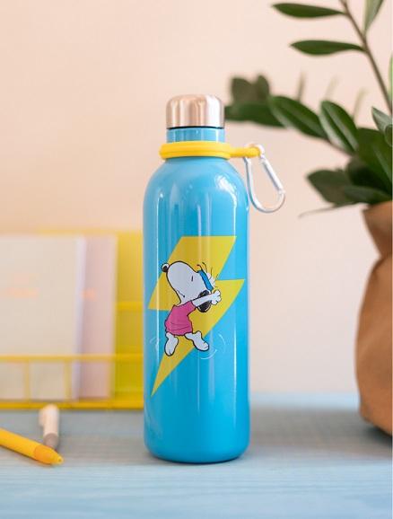 Snoopy fém vizes palack