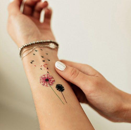 Tattooshka lemosható tetoválás - Gyermekláncfű