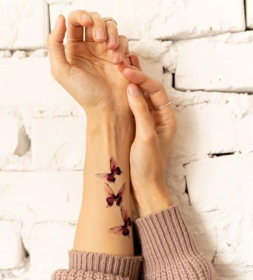Tattooshka lemosható tetoválás - Pillangók