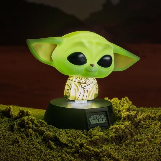 The Mandalorian Baby Yoda 3D ikon hangulatvilágítás