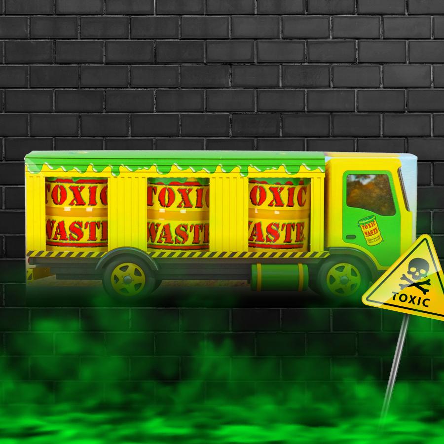 Toxic Waste savanyú cukorkák kamionban